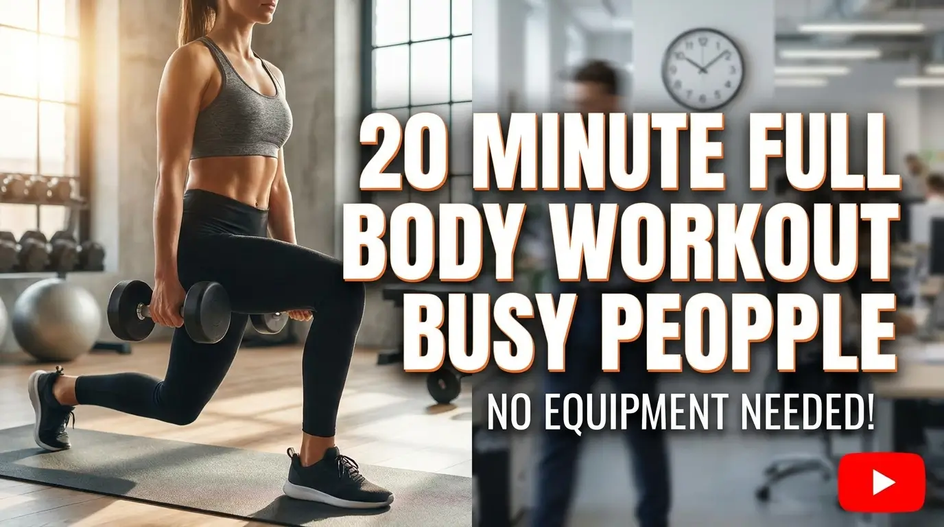 20 Minute Full Body Workout for Busy People