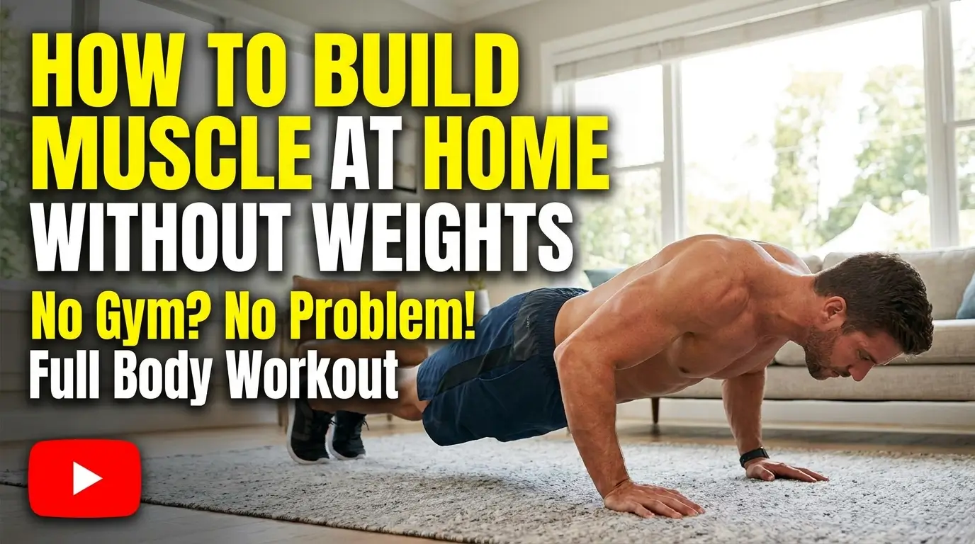 How to Build Muscle at Home Without Weights